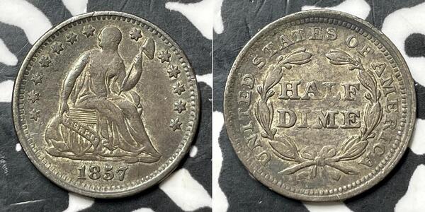 1/2 Dime / 5 Cent USA (1776 - ) Copper/Silver 