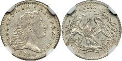 1/2 Dime / 5 Cent Estados Unidos de América (1776 - ) Plata 