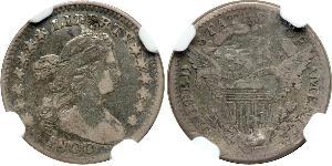 1/2 Dime / 5 Cent Estados Unidos de América (1776 - ) Plata 
