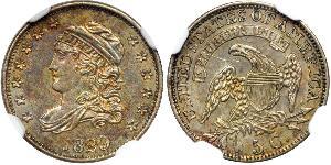 1/2 Dime / 5 Cent Stati Uniti d