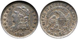 1/2 Dime / 5 Cent Vereinigten Staaten von Amerika (1776 - ) Silber/Kupfer 