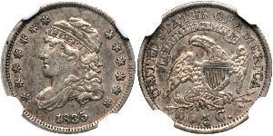 1/2 Dime / 5 Cent Vereinigten Staaten von Amerika (1776 - ) Silber/Kupfer 