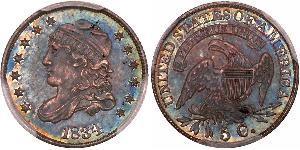 1/2 Dime / 5 Cent Vereinigten Staaten von Amerika (1776 - ) Silber/Kupfer 