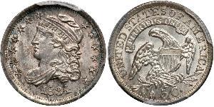 1/2 Dime / 5 Cent Vereinigten Staaten von Amerika (1776 - ) Silber/Kupfer 