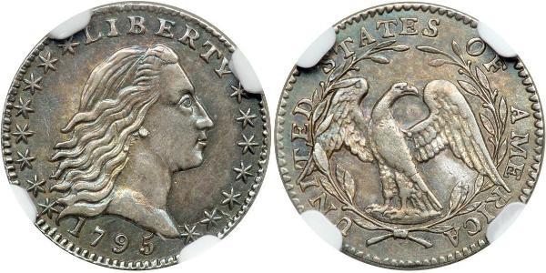 1/2 Dime / 5 Cent 美利堅合眾國 (1776 - ) 銀 