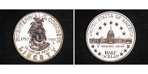 1/2 Dollar États-Unis d