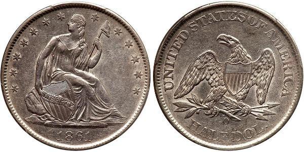 1/2 Dollar États-Unis d