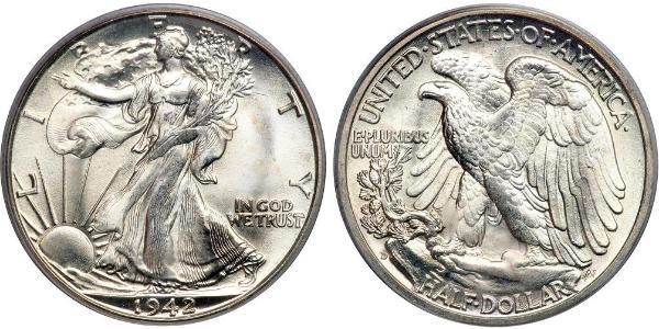 1/2 Dollar États-Unis d