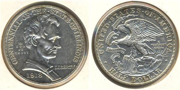 1/2 Dollar États-Unis d