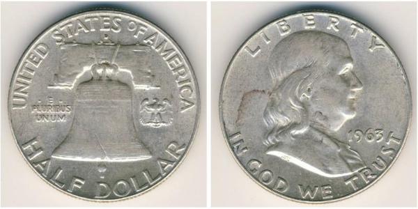 1/2 Dollar États-Unis d