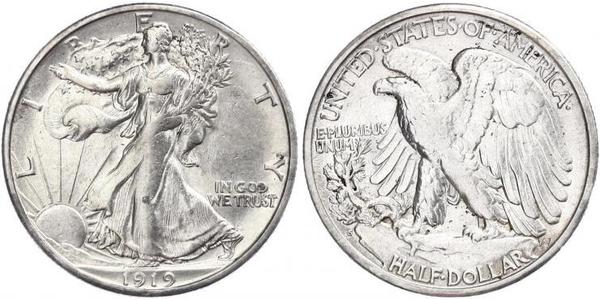 1/2 Dollar États-Unis d