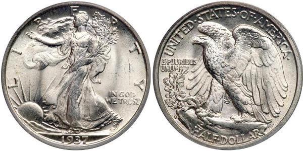 1/2 Dollar États-Unis d