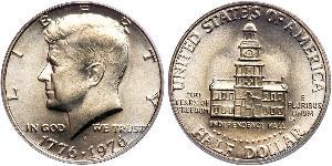 1/2 Dollar USA (1776 - ) Copper/Nickel John Fitzgerald Kennedy (1917-1963)