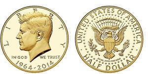 1/2 Dollar Vereinigten Staaten von Amerika (1776 - ) Gold John Fitzgerald Kennedy (1917-1963)