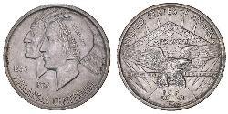 1/2 Dólar Estados Unidos de América (1776 - ) Plata 