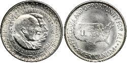 1/2 Dólar Estados Unidos de América (1776 - ) Plata 