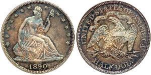 1/2 Dollar Vereinigten Staaten von Amerika (1776 - ) Silber 