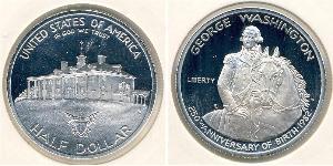 1/2 Dollar Vereinigten Staaten von Amerika (1776 - ) Silber George Washington