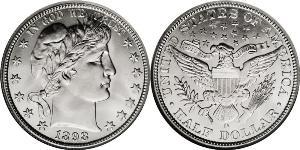 1/2 Dollar Vereinigten Staaten von Amerika (1776 - ) Silber 