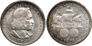 1/2 Dollar Vereinigten Staaten von Amerika (1776 - ) Silber Christoph Kolumbus (1451 - 1506)