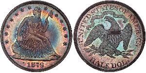 1/2 Dollar Vereinigten Staaten von Amerika (1776 - ) Silber 