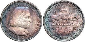 1/2 Dollar Vereinigten Staaten von Amerika (1776 - ) Silber Christoph Kolumbus (1451 - 1506)