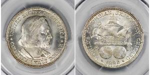 1/2 Dollar Vereinigten Staaten von Amerika (1776 - ) Silber Christoph Kolumbus (1451 - 1506)