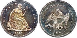 1/2 Dollar Vereinigten Staaten von Amerika (1776 - ) Silber 