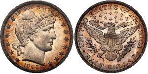 1/2 Dollar Vereinigten Staaten von Amerika (1776 - ) Silber 