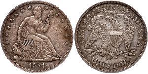 1/2 Dollar Vereinigten Staaten von Amerika (1776 - ) Silber 