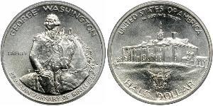 1/2 Dollar Vereinigten Staaten von Amerika (1776 - ) Silber George Washington