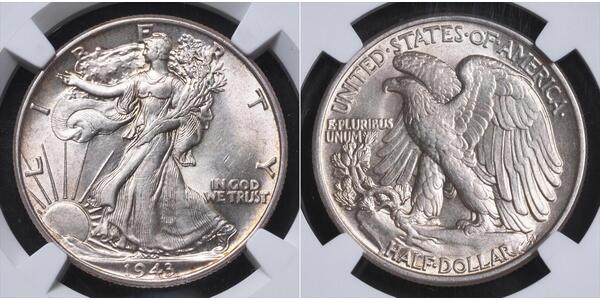 1/2 Dollar Vereinigten Staaten von Amerika (1776 - ) Silber 