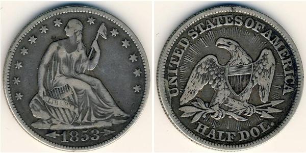 1/2 Dollar Vereinigten Staaten von Amerika (1776 - ) Silber 
