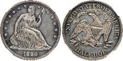 1/2 Dollar USA (1776 - ) Silver 