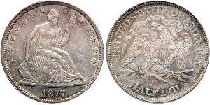 1/2 Dollar USA (1776 - ) Silver 