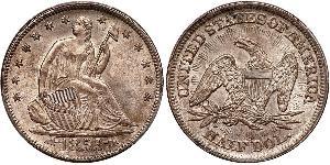 1/2 Dollar USA (1776 - ) Silver 