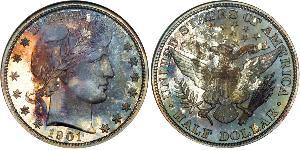 1/2 Dollar USA (1776 - ) Silver 