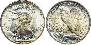 1/2 Dollar USA (1776 - ) Silver 