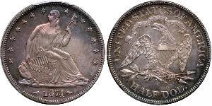 1/2 Dollar USA (1776 - ) Silver 