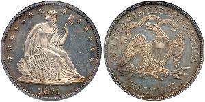 1/2 Dollar USA (1776 - ) Silver 