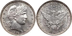 1/2 Dollar USA (1776 - ) Silver 