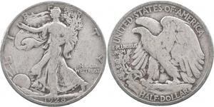 1/2 Dollar USA (1776 - ) Silver 