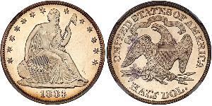 1/2 Dollar USA (1776 - ) Silver 