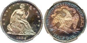 1/2 Dollar USA (1776 - ) Silver 