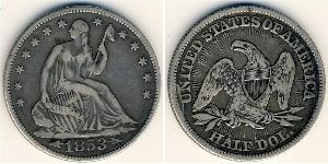 1/2 Dollar USA (1776 - ) Silver 