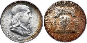 1/2 Dollar USA (1776 - ) Silver Franklin Delano Roosevelt (1882-1945)