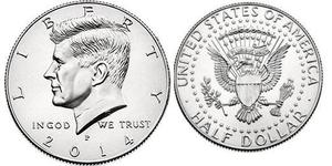 1/2 Dollar USA (1776 - ) Silver John Fitzgerald Kennedy (1917-1963)