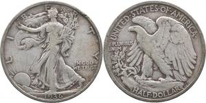 1/2 Dollar USA (1776 - ) Silver 