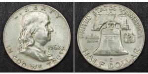 1/2 Dollar USA (1776 - ) Silver Franklin Delano Roosevelt (1882-1945)