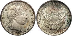 1/2 Dollar USA (1776 - ) Silver 